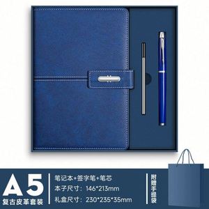 Wholesale Promotional Luxury Customizable Printed PP Cover Notebook Business Gift Set with Pen - Product Image 3