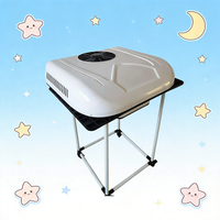 Climatiseur de stationnement électrique 12V 24V à moteur sans balais et à ventilateur unique, longue durée de vie, pour pick-up et bateau