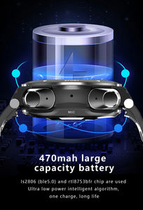 T92 impermeable llamando 470mAh Smartwatch auriculares 2 en 1 <span class=keywords><strong>pulsera</strong></span> <span class=keywords><strong>inteligente</strong></span> <span class=keywords><strong>con</strong></span> TWS <span class=keywords><strong>auricular</strong></span> Reloj pantalla táctil reloj <span class=keywords><strong>inteligente</strong></span> - Product Image 5