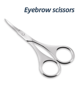 Tijeras de Manicura de Acero Inoxidable, Hoja Recta, Punta Afilada, para Cejas, Cutículas y Vello Nasal - Product Image 4