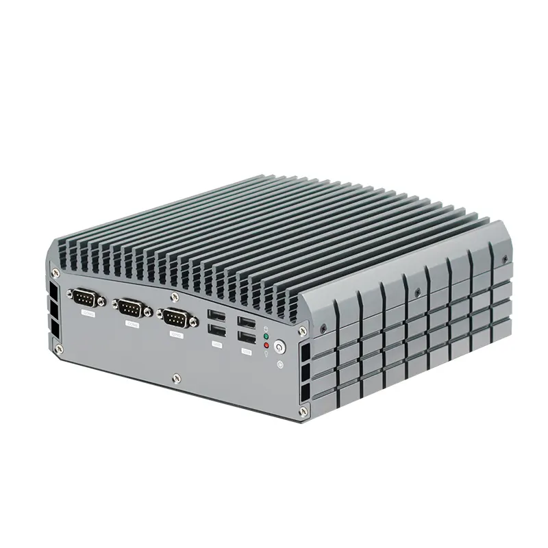 Piesia I7-10710U 방화벽 미니 PC 2 LAN X86 I226V-C EDP 6 * RS232 HDMI2.0 라우터 네트워크 보안을위한 산업용 컴퓨터 케이스