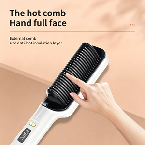 Plancha de Pelo de Calentamiento Rápido PTC 30s de Marca Privada con Apagado Automático y Cepillo Térmico de Seguridad 360 ° Rizador de Pelo Giratorio Multifuncional - Product Image 6