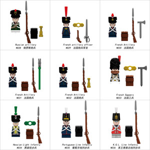 Bloques de Construcción de Personajes Históricos Marítimos de la Era Napoleónica, Juguete Educativo para Niños, Regalos para Fiestas - Product Image 5