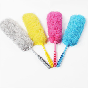 Brosse à poussière épaisse et douce à six anneaux pour le nettoyage domestique et le bureau – Gris, Jaune, Rose, Rouge, Bleu Ciel - Product Image 1