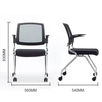 Fauteuil de formation pliable en maille avec tablette d'écriture pour salle de classe - Vente en gros
