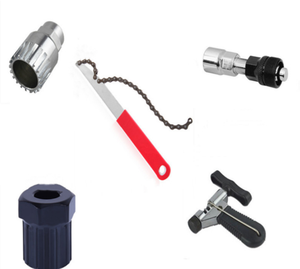 Outil de réparation pour vélo Route VTT Pédalier <span class=keywords><strong>Clé</strong></span> Chaîne Remover Manche Inférieur <span class=keywords><strong>Clé</strong></span> à Rayons Outil Roue Libre Pièce de Vélo - Product Image 3