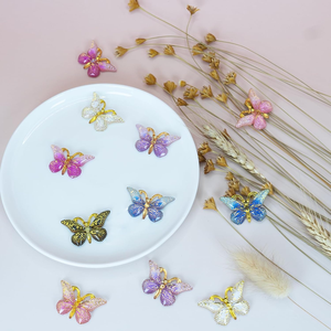 Fournisseur en gros d'aimants de réfrigérateur en résine à motif papillon, imperméables et de haute qualité, logo personnalisé, aimant de réfrigérateur 3D - Product Image 3