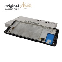 Nouveau Service Pack OLED d'origine LCD M325 pour Samsung Galaxy M32 téléphone portable pièces réparées LCD avec assemblage de cadre