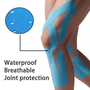 NQ SPORTS Ruban de kinésiologie Logo personnalisé <span class=keywords><strong>Bandes</strong></span> de résistance en coton extensible léger Bandages Ruban de bandage musculaire Sangles adhésives - Product Image 5