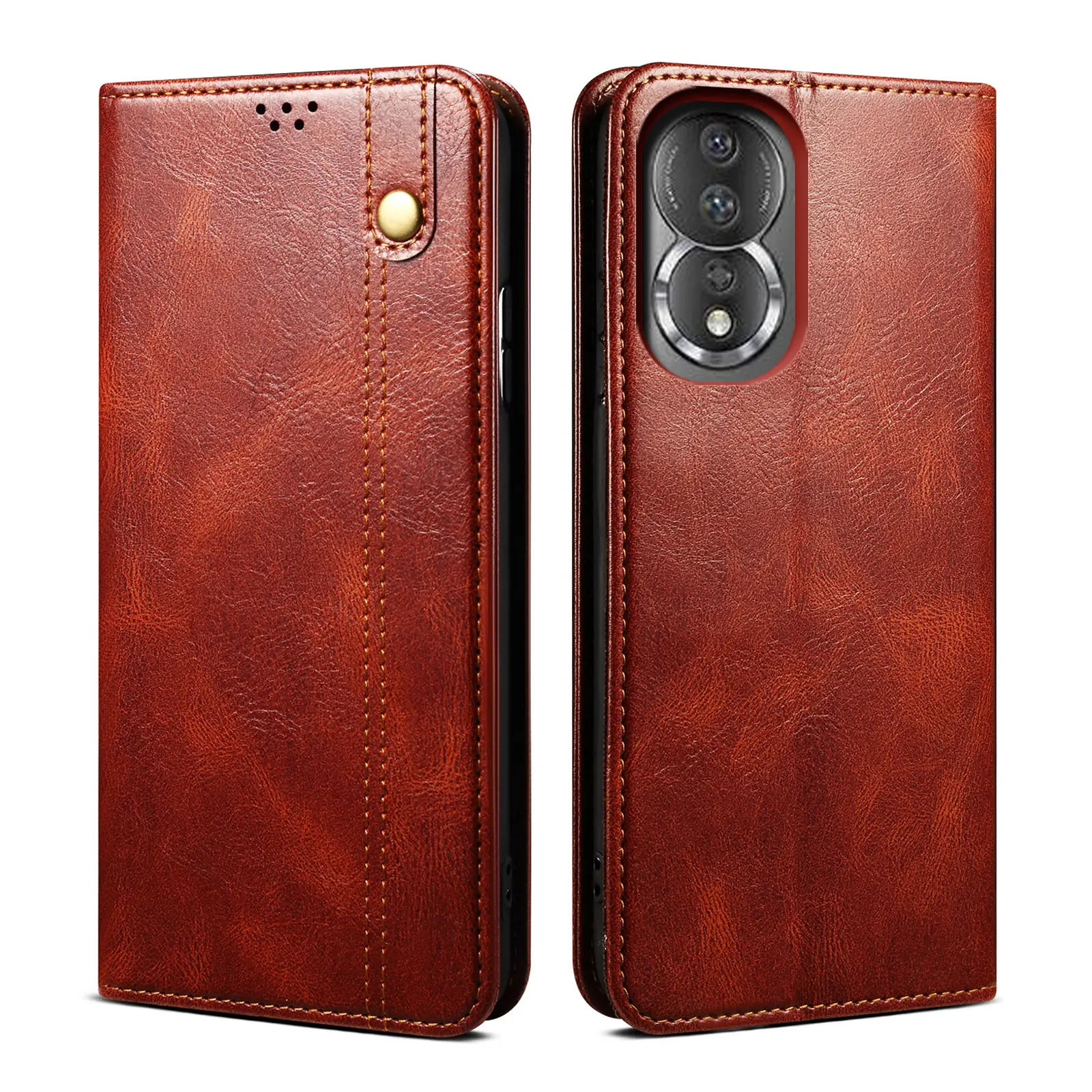 Роскошный Магнитный Флип кожаный чехол для смартфона Huawei HONOR 80