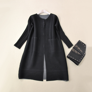 Abrigo de moda de ropa elegante Collar de manga larga de invierno de las mujeres falda <span class=keywords><strong>abrigos</strong></span> - Product Image 4