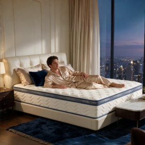 High Density <b>Foam</b> <b>Mattress</b> with Gel <b>Memory</b> Layer Twin Size Hybrid Pocket Spring Cooling Bed <b>Mattress</b> in a Box Home Use - Product Image 2