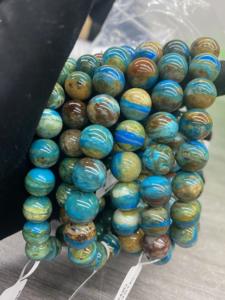 סיטונאי אופל כחול טבעי 75% הנחה צמיד קריסטל מיקס גדלים חרוזים צמיד חרוזי אבני חן לתכשיטים - Product Image 1