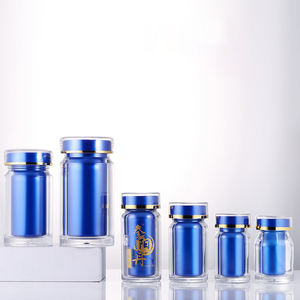 Verschillende Kleur 40Ml 45Ml 60Ml 90Ml 100Ml 180Ml Rood Groen Blauw Zwart <span class=keywords><strong>Capsule</strong></span> Glazen Fles Vloeistof En <span class=keywords><strong>Capsule</strong></span> Medicijnfles - Product Image 3