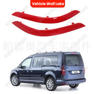 Luz trasera para parachoques de vehículo Wolf Lake, forma de menisco, para Volkswagen Caddy 2015 2020, compatible con Led 5050 - Product Image 4