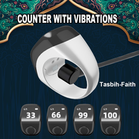 Contador de anillo inteligente Tasbeeh de alta calidad Contador de anillo digital Tasbih Zikr con control de aplicación de teléfono inteligente para los mejores regalos musulmanes