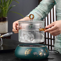 Marmite en verre transparent pour poêle pot-pourri casserole de cuisson avec couvercle batterie de cuisine résistant à la chaleur casserole et casserole avec couvercle