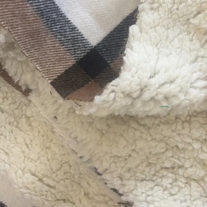 Tissu polaire en tricot <span class=keywords><strong>sherpa</strong></span> tissé jacquard teint en fil collé polaire pour vêtements et robes pour garçons - Product Image 6