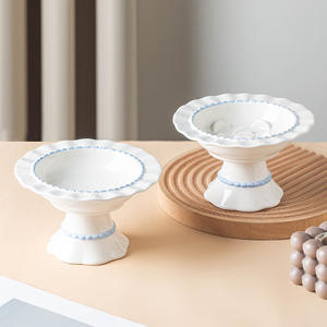 Ciotola <span class=keywords><strong>per</strong></span> gatti in ceramica di lusso con scollo Anti-colpo ciotola <span class=keywords><strong>per</strong></span> animali domestici con crema <span class=keywords><strong>per</strong></span> <span class=keywords><strong>cani</strong></span> - Product Image 5