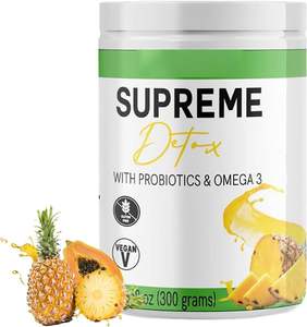 Polvo Desintoxicante Probiótico <span class=keywords><strong>Omega</strong></span> <span class=keywords><strong>3</strong></span> Vegano Sin Gluten Sabor Piña Suplemento Natural para la Desintoxicación - Product Image 6