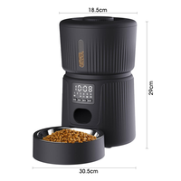 Comedero Programable para Mascotas de Calidad Superior con Temporizador Digital, Pantalla LCD y Gran Capacidad para Comida y Agua de Perros en Interiores