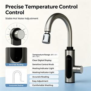 3500w 220v Instantaneous Electric Water Heater <strong>Hot</strong> Water Faucet <strong>Thot</strong> Water Heaters Fast Heating Household Kitchen Bathroom - Product Image 5