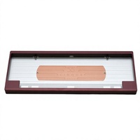 Clavier mécanique personnalisé en laiton et alliage d'aluminium, usinage CNC, polissage, base multicolore pour usinage et 3D