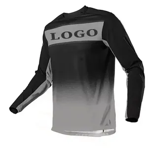 Maillot de cyclisme à manches longues <span class=keywords><strong>pour</strong></span> hommes, <span class=keywords><strong>pour</strong></span> motocross, descente en <span class=keywords><strong>VTT</strong></span>, vêtements de motocross tout-terrain DH - Product Image 6