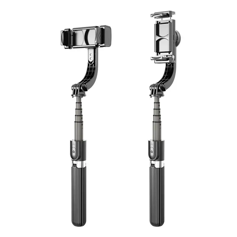 L08 treppiede 360 rotazione palmare Selfie Stick stabilizzatore Gimbal 1 asse