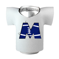 Manchon isotherme personnalisé en néoprène en forme de t-shirt pour canette de bière, idéal pour les cadeaux promotionnels de matchs sportifs