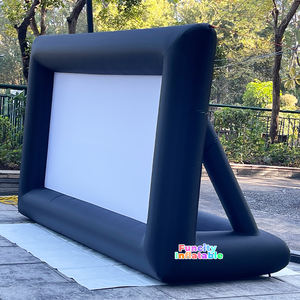 Funcity <span class=keywords><strong>prix</strong></span> d'usine personnalisé extérieur portable blanc double face <span class=keywords><strong>gonflable</strong></span> film TV cinéma écran pour fête événement - Product Image 4