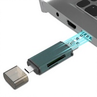 Adaptateur Lecteur de Carte Mémoire SDTF Multifonctionnel en Alliage d'Aluminium Type-C USB Installation Externe - Vente en Gros Transfrontalière