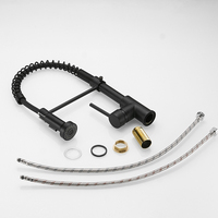 Robinet de Cuisine en Acier Inoxydable 304, Mitigeur Eau Chaude et Froide, Robinet de Cuisine Extractible à Fixation sur Plan, pour Évier de Cuisine