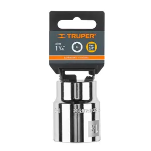 Juego de llaves de vaso de 6 puntas de 1-1/4 pulgadas, con accionamiento de 3/4 pulgadas, TRUPER - Product Image 3