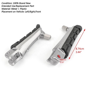 Poggiapiedi Pedane Moto Anteriori per Honda CB250 HORNET 250 600 CBR600F CB600F <span class=keywords><strong>NC700</strong></span> - Product Image 3