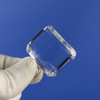 Bac en verre de quartz de haute pureté, semi-circulaire à fond plat, à double anse, personnalisé en usine, résistant aux hautes températures pour la soudure