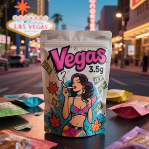 In Stock Customized Logo Aluminium Foil Zipper <b>Bag</b> Sale Custom Stand up Pouch Resealable Food Grade Dispensary Mylar <b>Bags</b> - Product Image 4