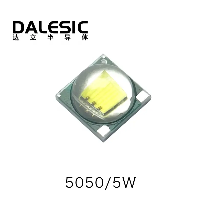 DALESIC X-LAMP SMD Ceramic LED beadS XK XM-K 5W 5*5mm 3V 1500mA white 58mil chip for flash light work light bar Bicycle lamp