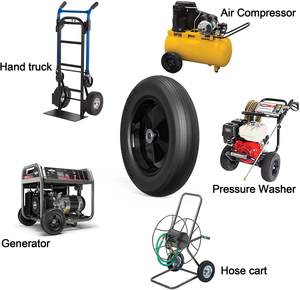 Ensemble de roue de pneu de remplacement pneumatique HL 15x6.00-6 facile à installer pour les tondeuses à gazon Craftsman compatibles - Product Image 6