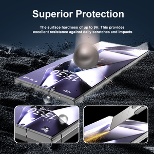 Tự động căn chỉnh chống bụi bảo vệ màn hình riêng tư cho Samsung <span class=keywords><strong>Galaxy</strong></span> S24 Ultra Tempered Glass bảo vệ màn hình - Product Image 3