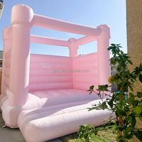 Château gonflable bleu 13x13 Moonwalk Hpfburg avec trampoline et zones de saut