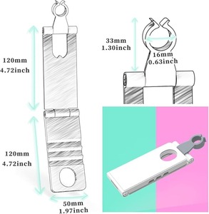 Soporte Plegable para Lámpara de Uñas UV, Soporte para Lámpara de Uñas con Rotación de 360 Grados Rotación ajustable, compatible con todos los Flash Cure - Product Image 6