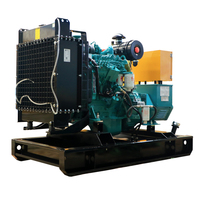 Generator Gas Diesel 30kw 50kw Konsumsi Bahan Bakar Rendah Tipe Open Frame OEM ODM Kustom untuk Solusi Daya Darurat Pabrik saat Mati Listrik