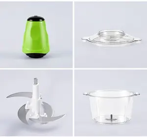 Picadora <span class=keywords><strong>de</strong></span> <span class=keywords><strong>carne</strong></span> portátil, trituradora <span class=keywords><strong>de</strong></span> hielo pequeña, exprimidor doméstico multifuncional - Product Image 2