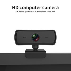 Cámara Web HD 1080P con enfoque automático, resolución 2K, rotación de 360 grados, para transmisión en vivo, videoconferencia, trabajo, gran oferta - Product Image 2