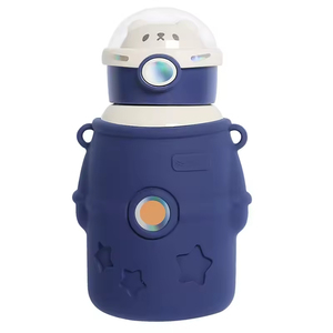 Wholesale 500ML 316 Stainless Steel Double Vacuum Insulated Eco-Friendly Straw Cup 12-24 Hours Thermal Performance Cartoon - Product Image 2