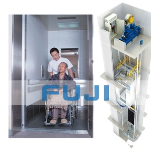 Ascensores para Discapacitados FUJI para Hospitales, con Accionamiento AC <span class=keywords><strong>sin</strong></span> Engranajes, para Uso en Apartamentos - Product Image 2