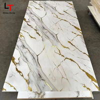 Panneau Mural en PVC Moderne Brillant de Haute Qualité 1220x2440mm pour Décoration Intérieure de Fond TV