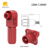 Connecteur industriel étanche IP67 mâle-femelle à courant élevé 1500V DC 50-350A pour système photovoltaïque à énergie nouvelle