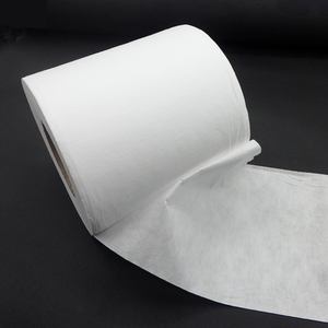 100% Polypropylen PP Wasser-Elektret Meltblown-Gewebe 175mm 185mm 25 GSM BFE99 Rolle Elektrostatisches Meltblown-Vliesstoff - Product Image 2